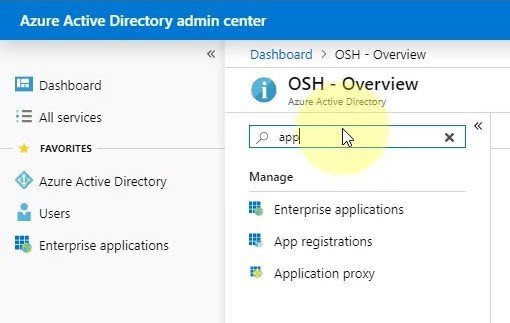 Azure Active Directory Admin Center - Enterprise Applications