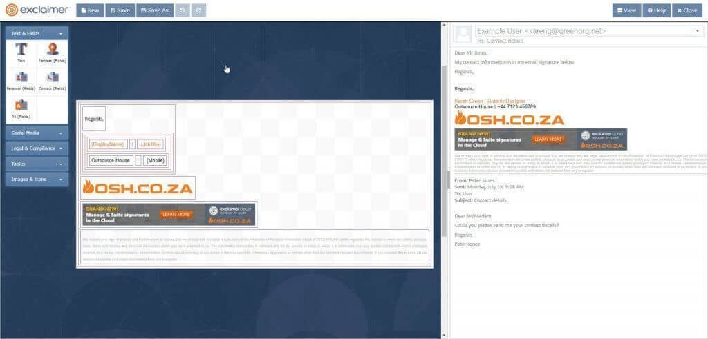 CodeTwo vs Exclaimer Email Signatures for Office 365